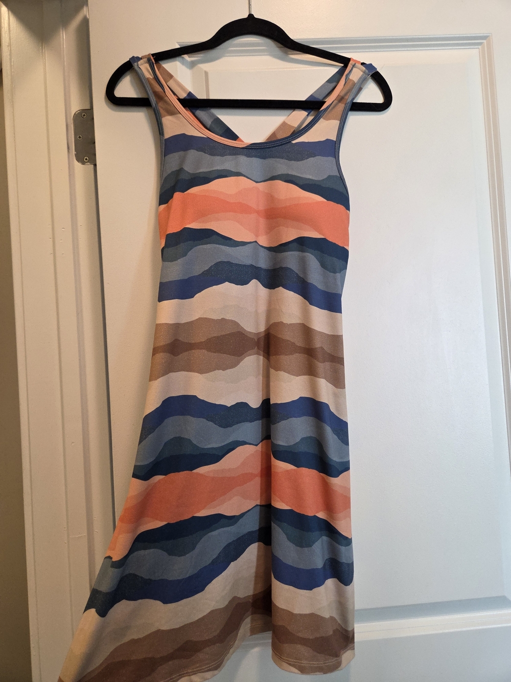Freedom Trail by Kyodan Multicolor Striped Athletic Dress Medium